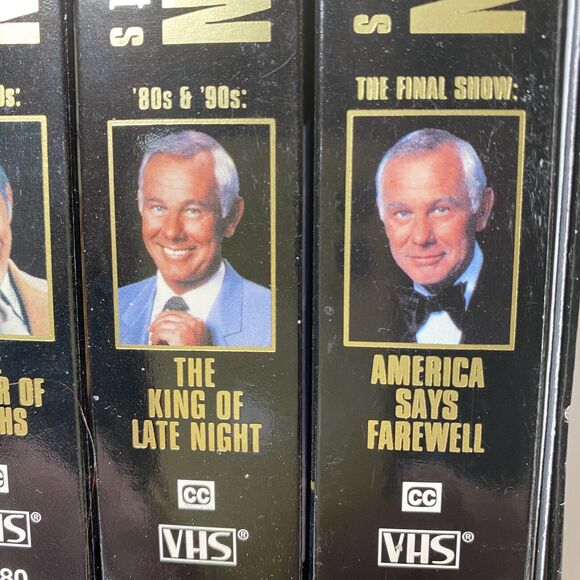 The Johnny Carson Collection Set (VHS 4 tapes) - Picture 3 of 6